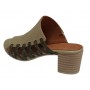 Sandale dama, piele naturala, toc 5cm, Verde, DOGATI ECLIPSE - TRK21V
